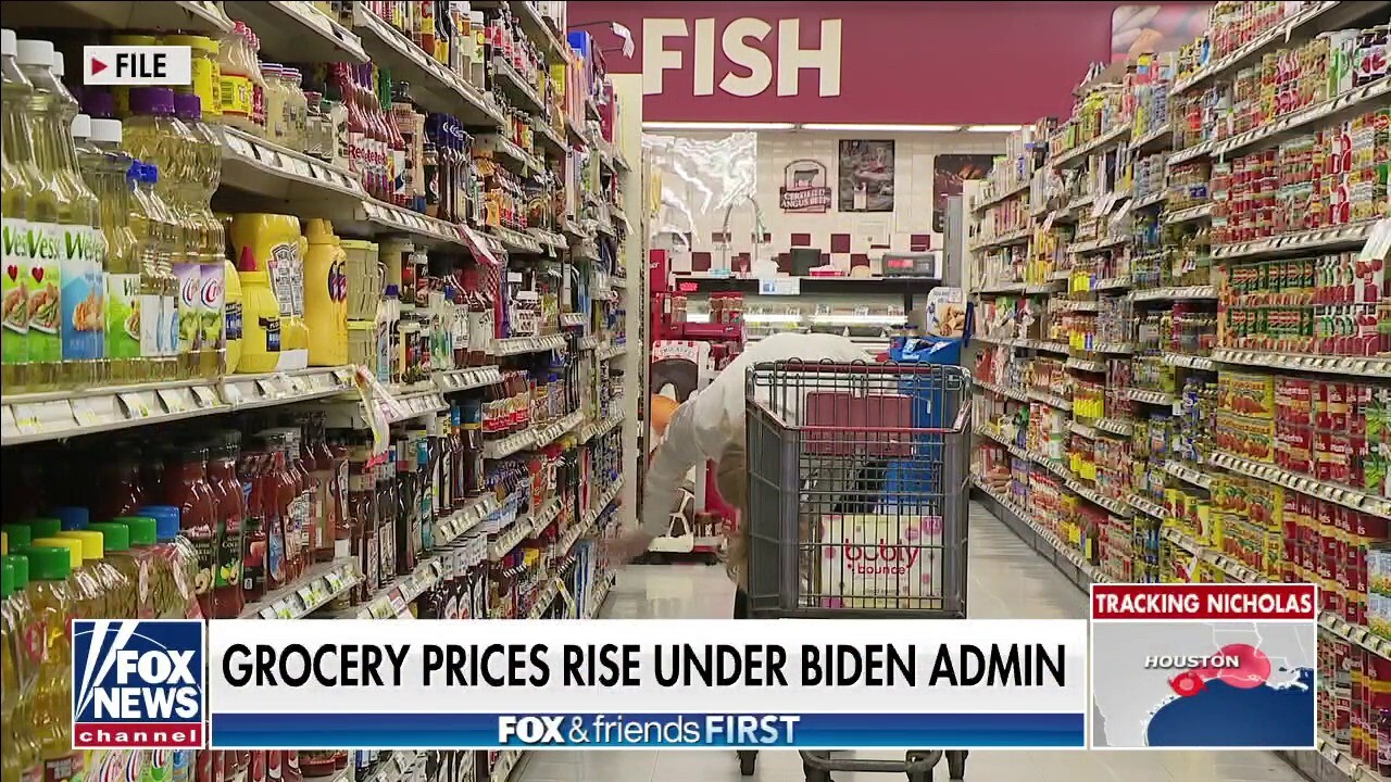 Prices at grocery stores spike under Biden administration