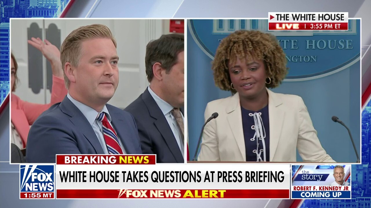 Karine Jean-Pierre brushes off question about Kamala Harris' 'Southern accent': 'This is insane'