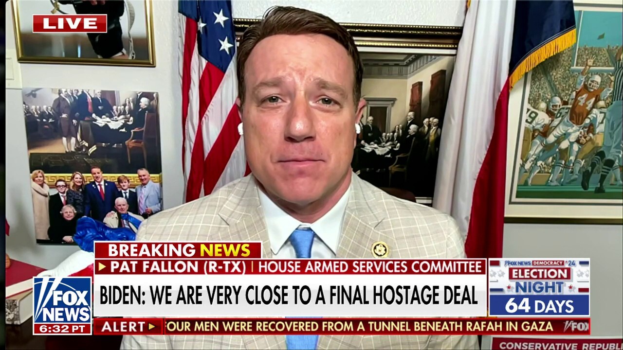 Biden-Harris admin is trying to have it 'both ways' in Israel-Hamas conflict: Rep. Pat Fallon