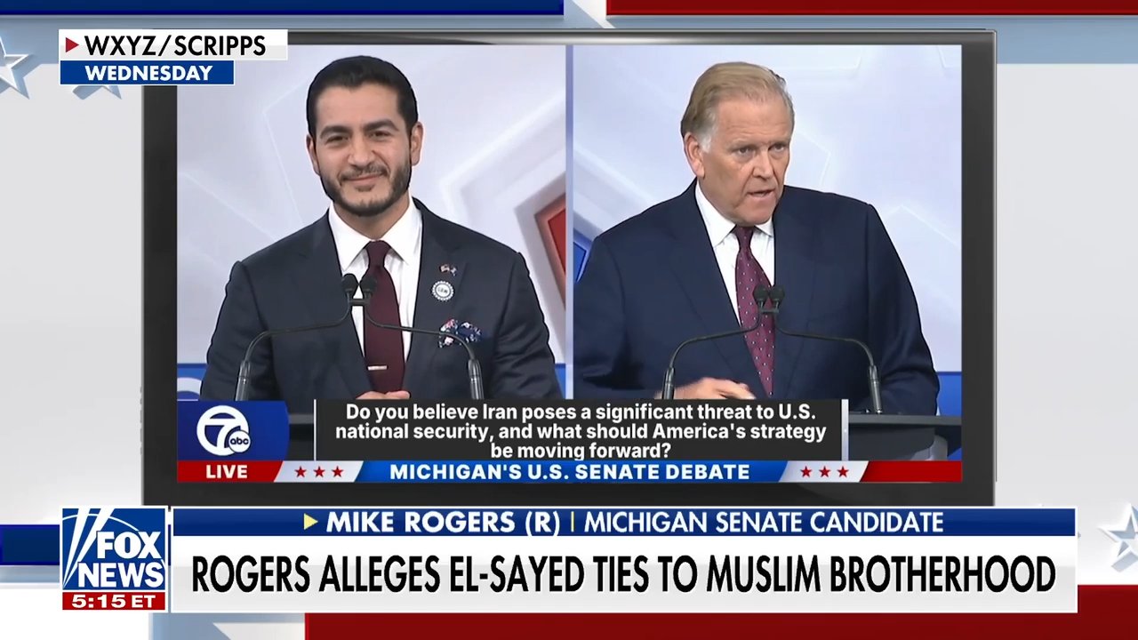 Rogers and El-Sayed clash in fiery final Michigan Senate debate