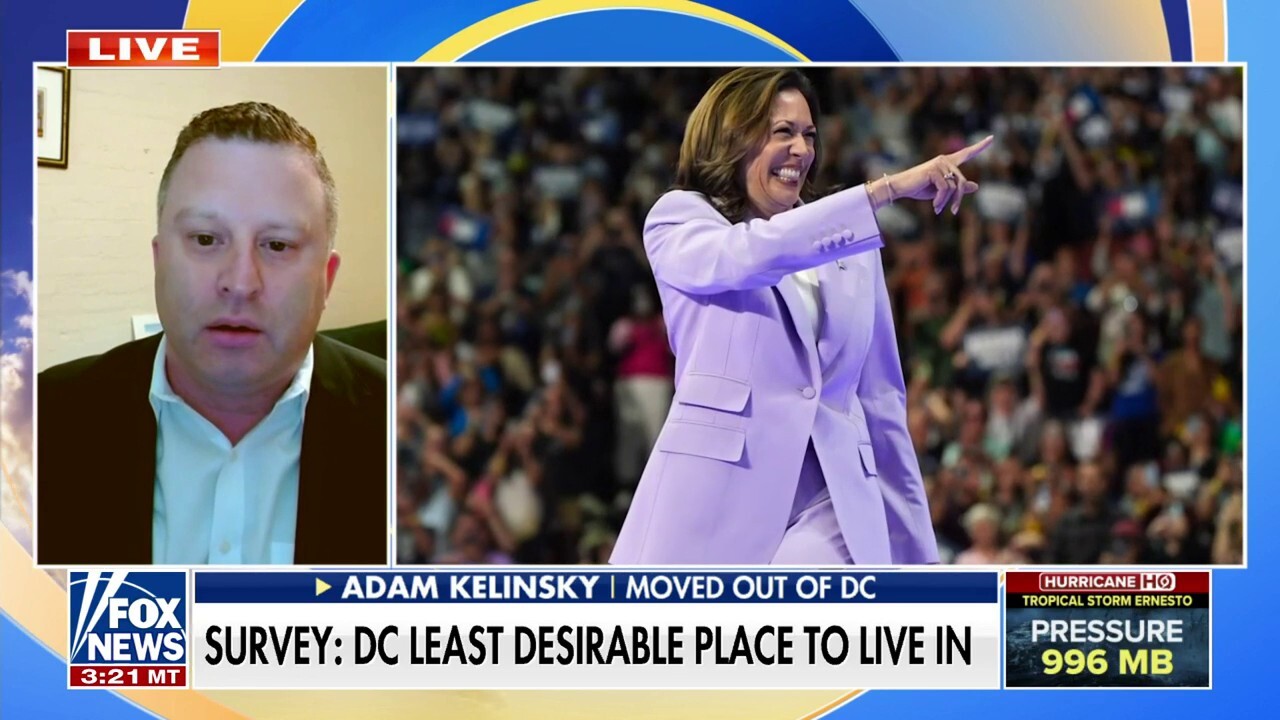 Washington, DC a 'flashing warning sign' for what happens if you vote for Kamala Harris: Adam Kelinsky