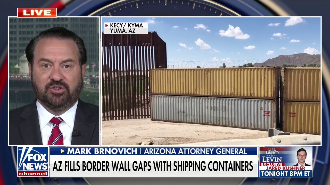 Arizona uses shipping containers to fill in border wall gaps: 'Federal government is unwilling to do anything'