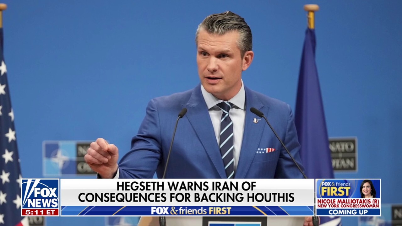Secretary Hegseth warns Iran over support for Houthis: 'You were warned' 