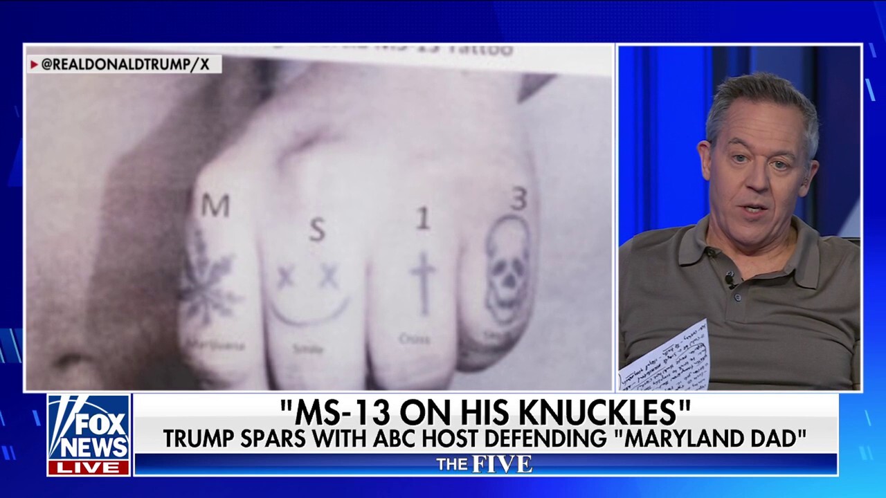 Greg Gutfeld calls retired  'the existent  joke' successful  ABC's 'tattoo tussle' with Trump