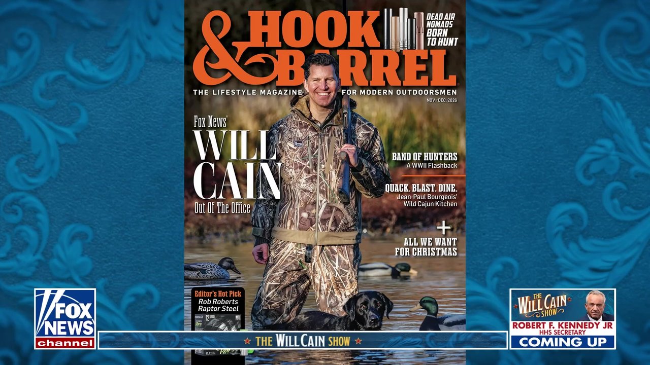 Will Cain featured on cover of outdoor magazine