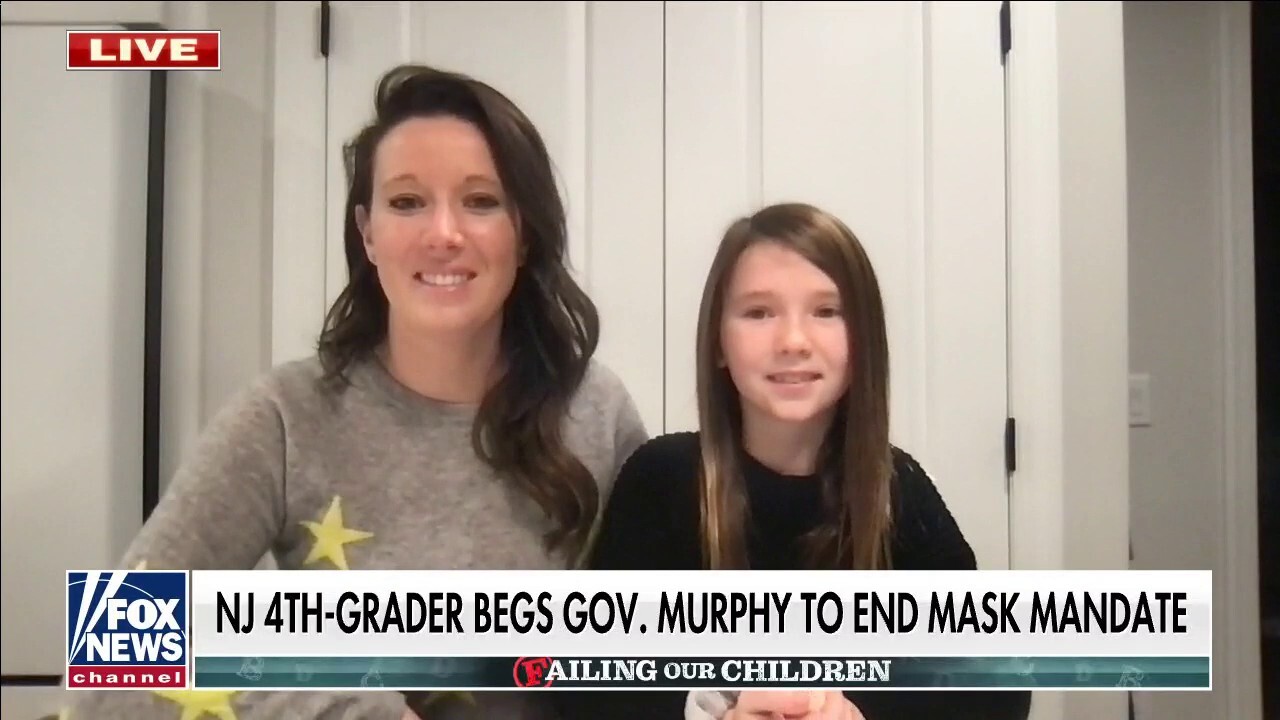 New Jersey fourth-grader sends message to governor to end school mask mandates: 'Not really working well'