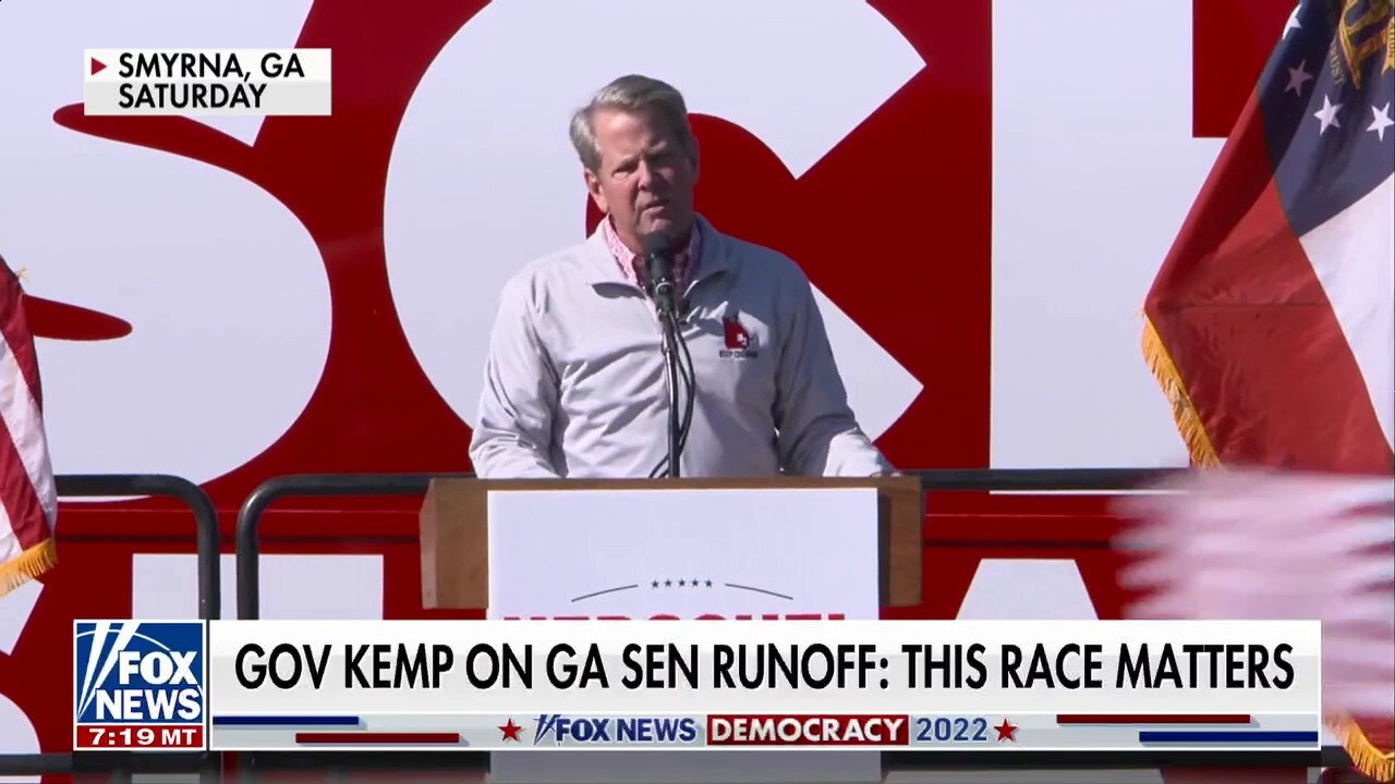 Georgia Gov. Kemp campaigning for Herschel Walker as runoff nears