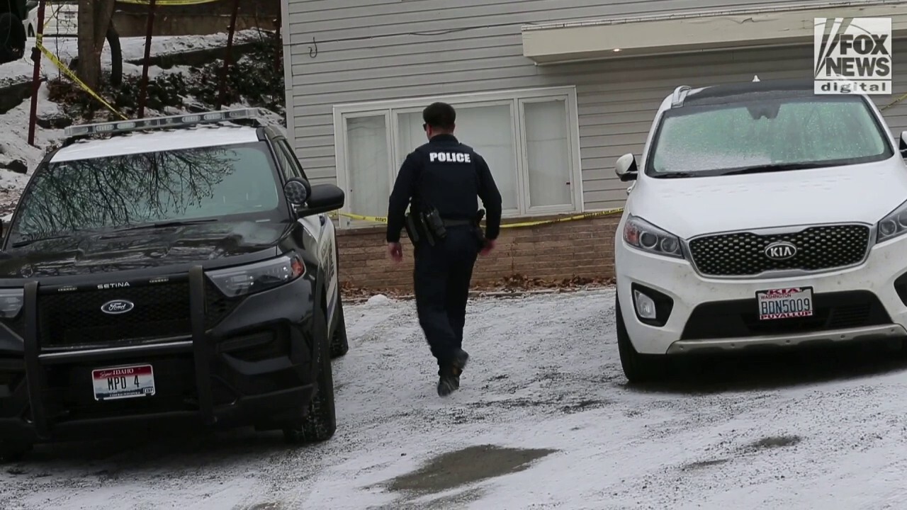 Crime scene reconstruction expert departs the house on King Road Tuesday, January 3, 2023.