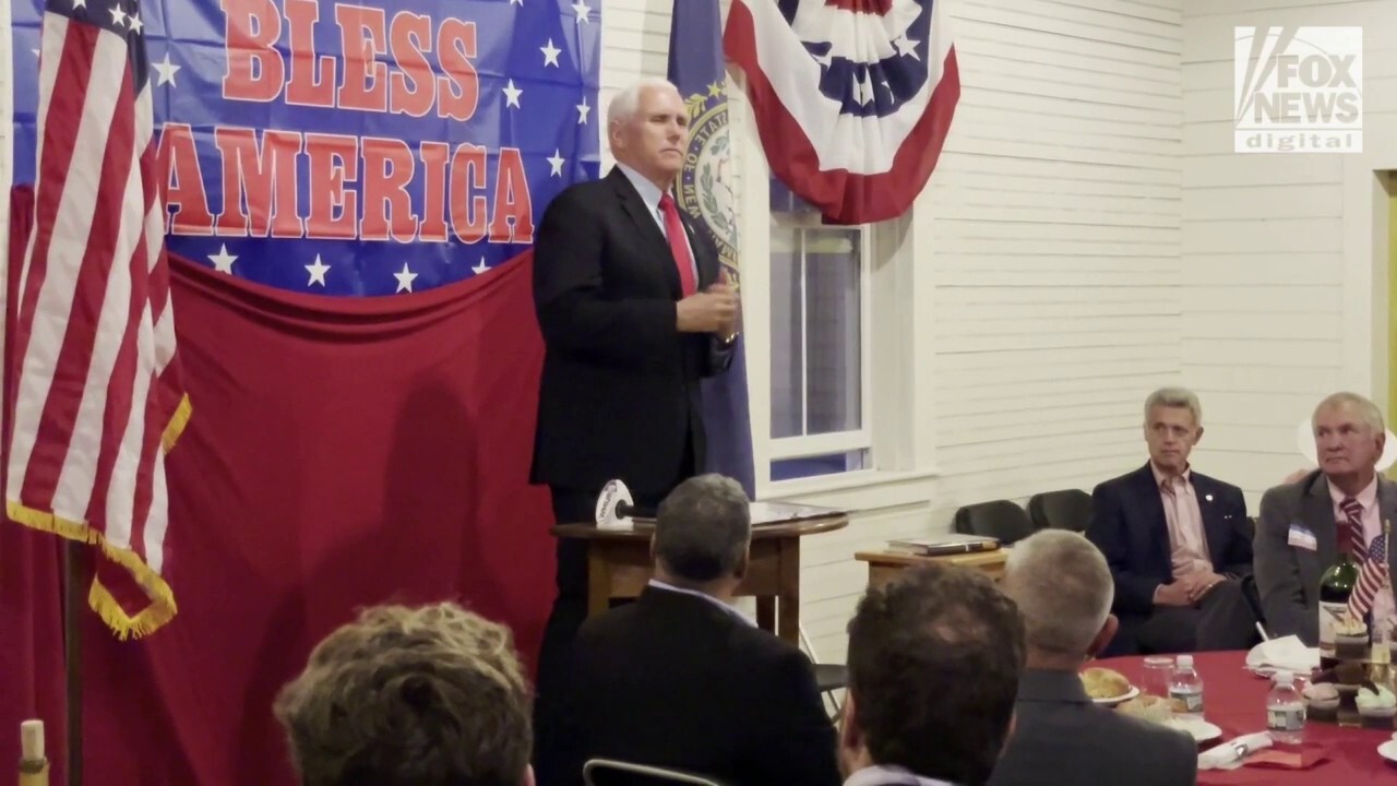 Former VP Mike Pence talks Republican unity at fundraiser in New Hampshire for GOP Sen nominee Don Bolduc