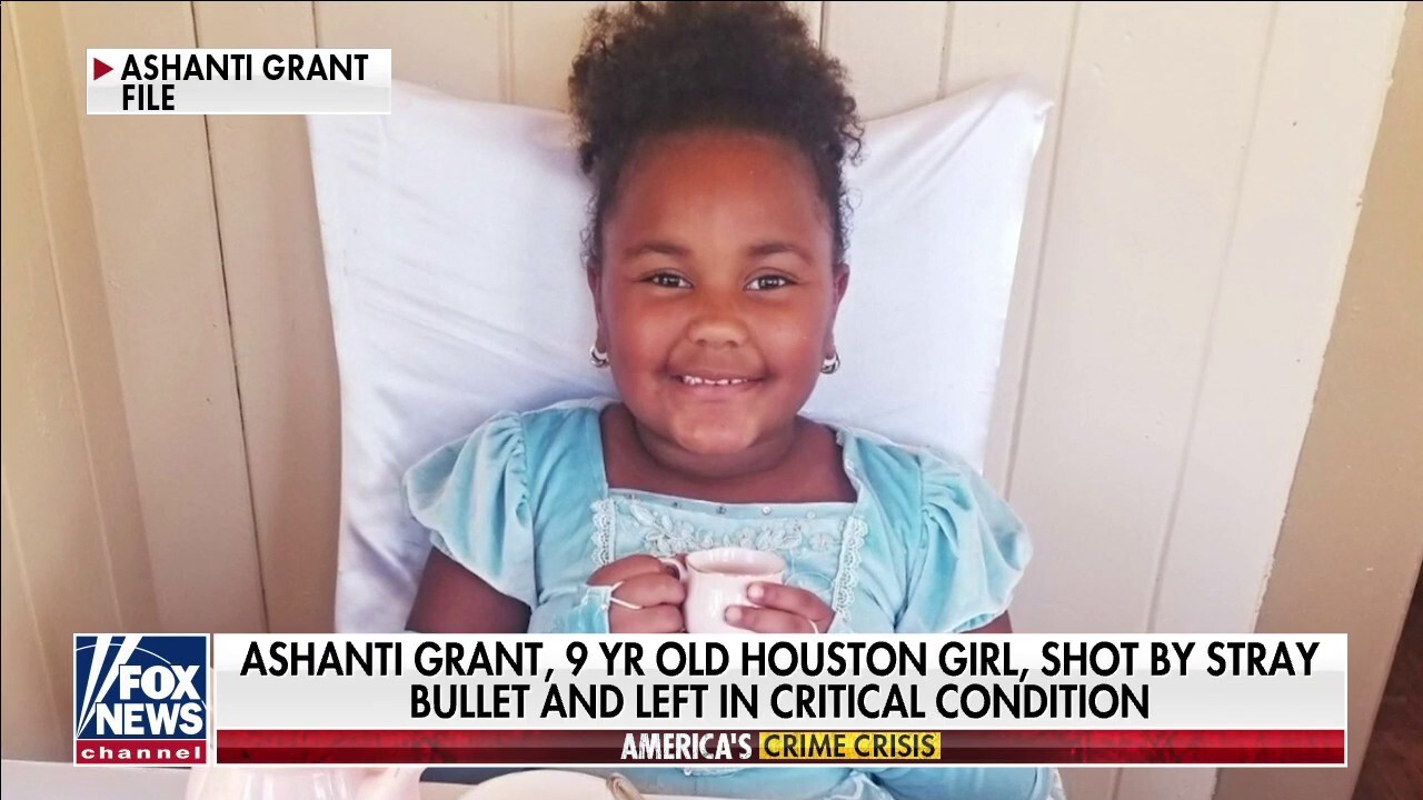 Houston girl shot by stray bullet in critical condition