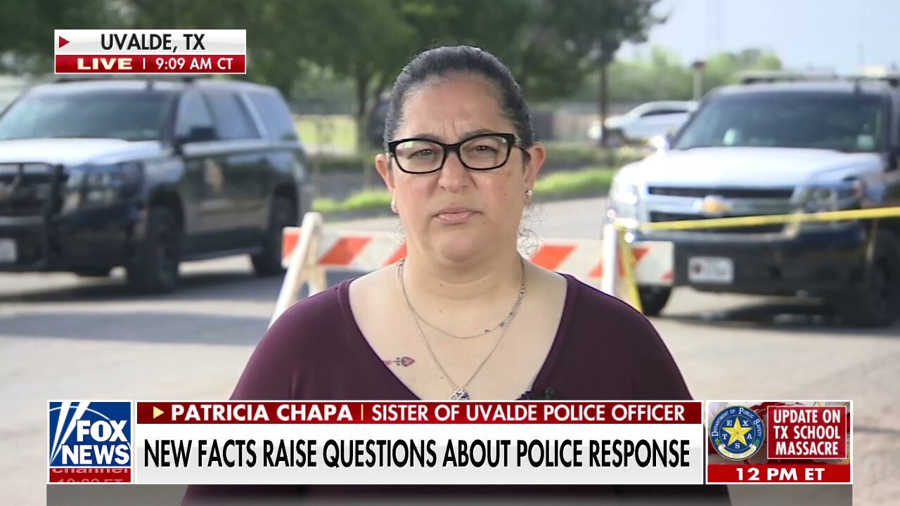 Police did not retreat from Texas school shooting: Sister of Uvalde officer