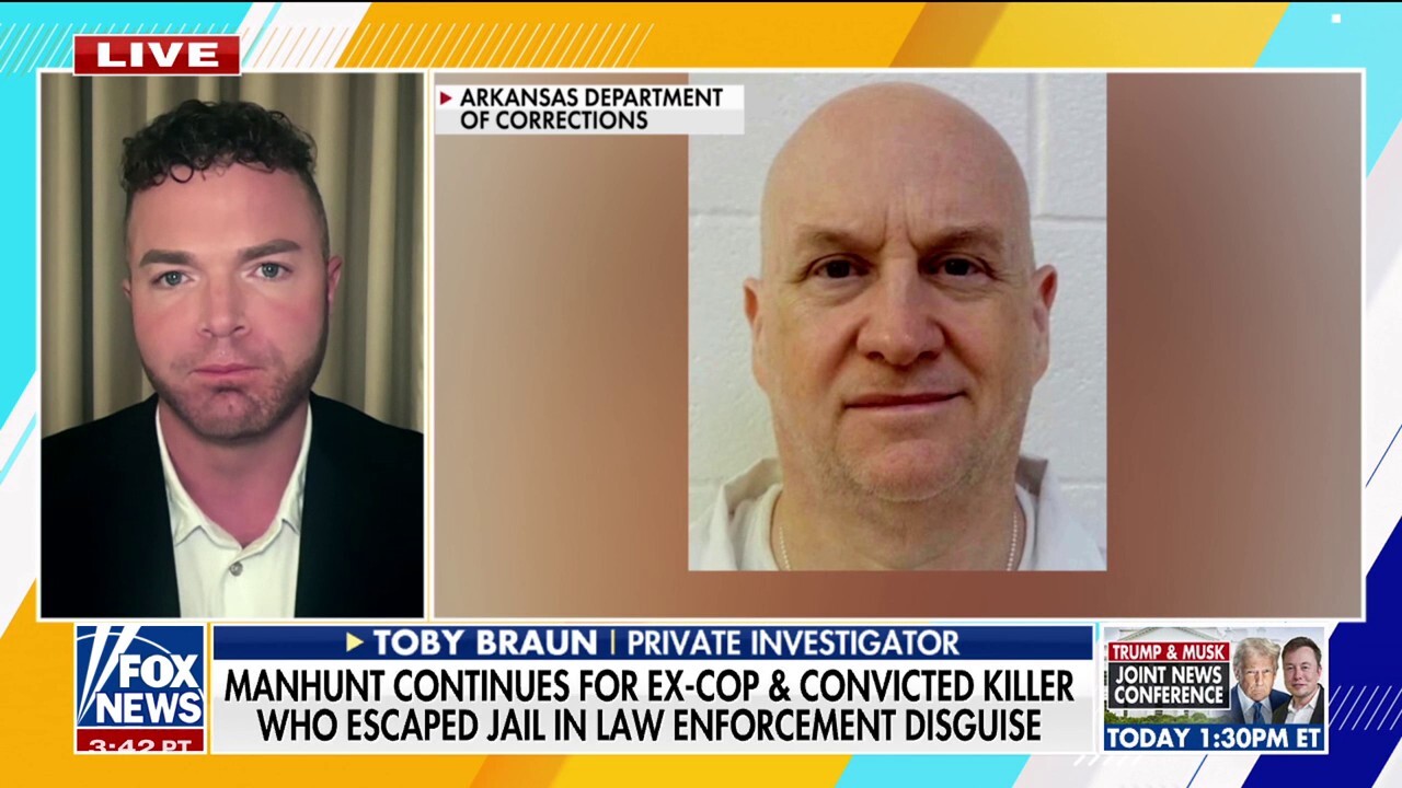 Private investigator Toby Braun tells ‘Fox & Friends’ that he doesn’t see Grant Hardin ‘getting out of this alive’ as the FBI offers a reward for information on the Alabama prison escapee. 