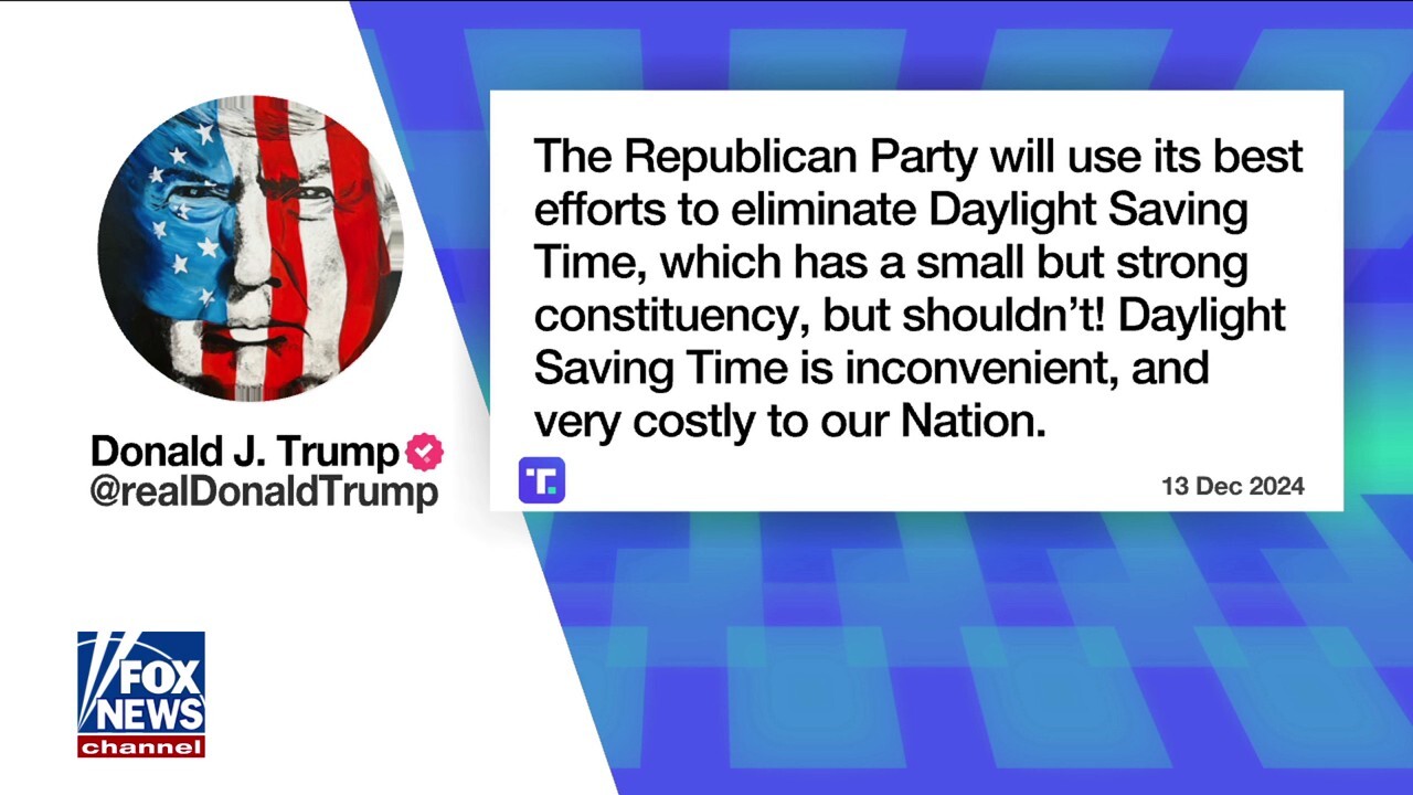 Trump calls to 'eliminate' Daylight Saving Time: 'Very costly to our nation'