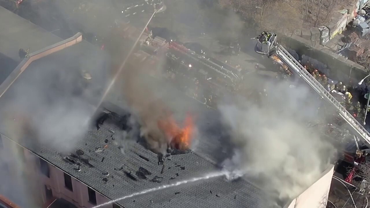 Massive fire breaks out at Brooklyn church on Easter Sunday