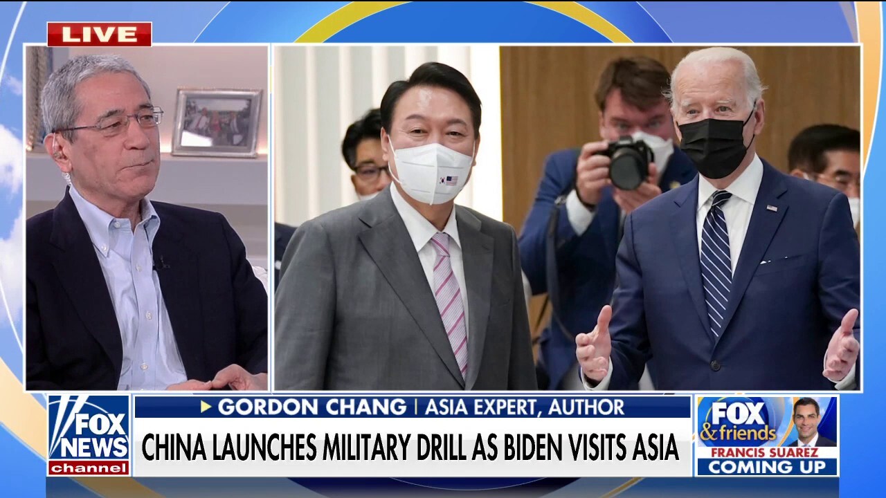 China launches military drill amid Biden's Asia visit