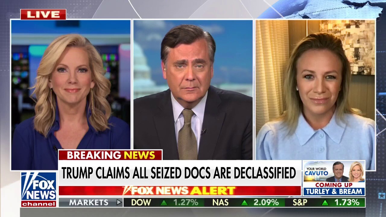 Legal panel discussion on 'Your World' the unsealed Trump raid search warrant includes Shannon Bream, Jonathan Turley, and Katie Cherkasky.