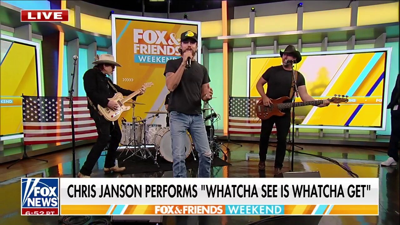 Chris Janson performs live on ‘Fox & Friends Weekend’