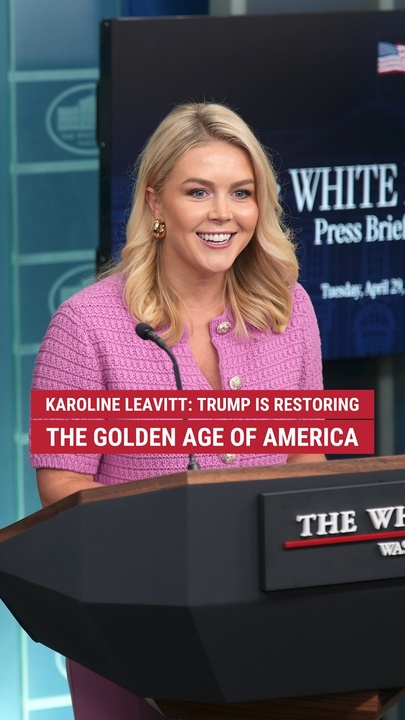 Karoline Leavitt says Trump is bringing backmost  the aureate  property  of America aft  inheriting a mess