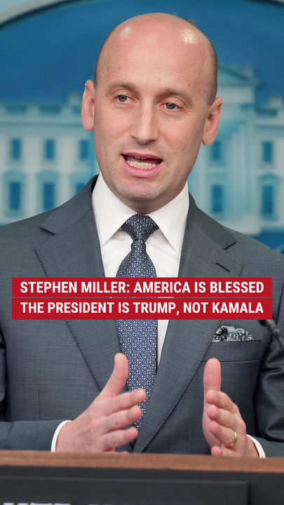 Stephen Miller connected  what the US was spared by not electing Kamala