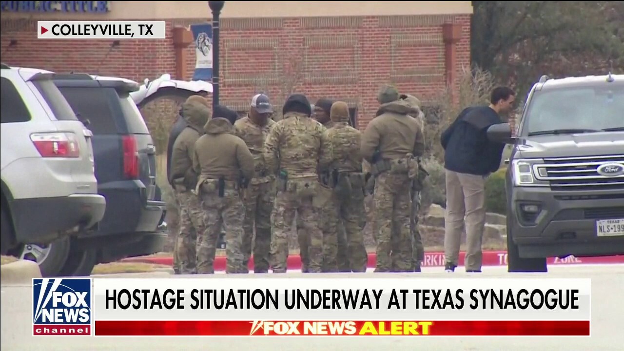 Hostages taken at Texas synagogue as crisis negotiators continue to work to secure victims' release