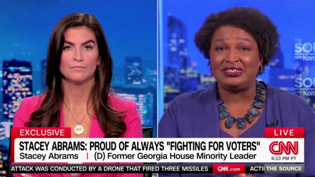 Stacey Abrams accuses CNN host Kaitlan Collins of 'repeating disinformation' over 