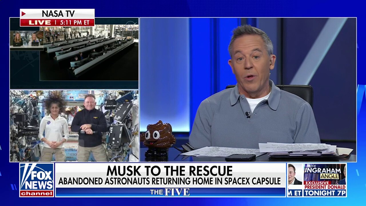 Gutfeld asks however  the near  volition  'vandalize' the SpaceX capsule