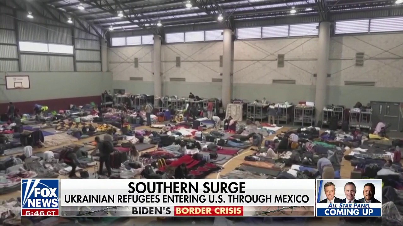 Ukrainian refugees are entering the US through the southern border