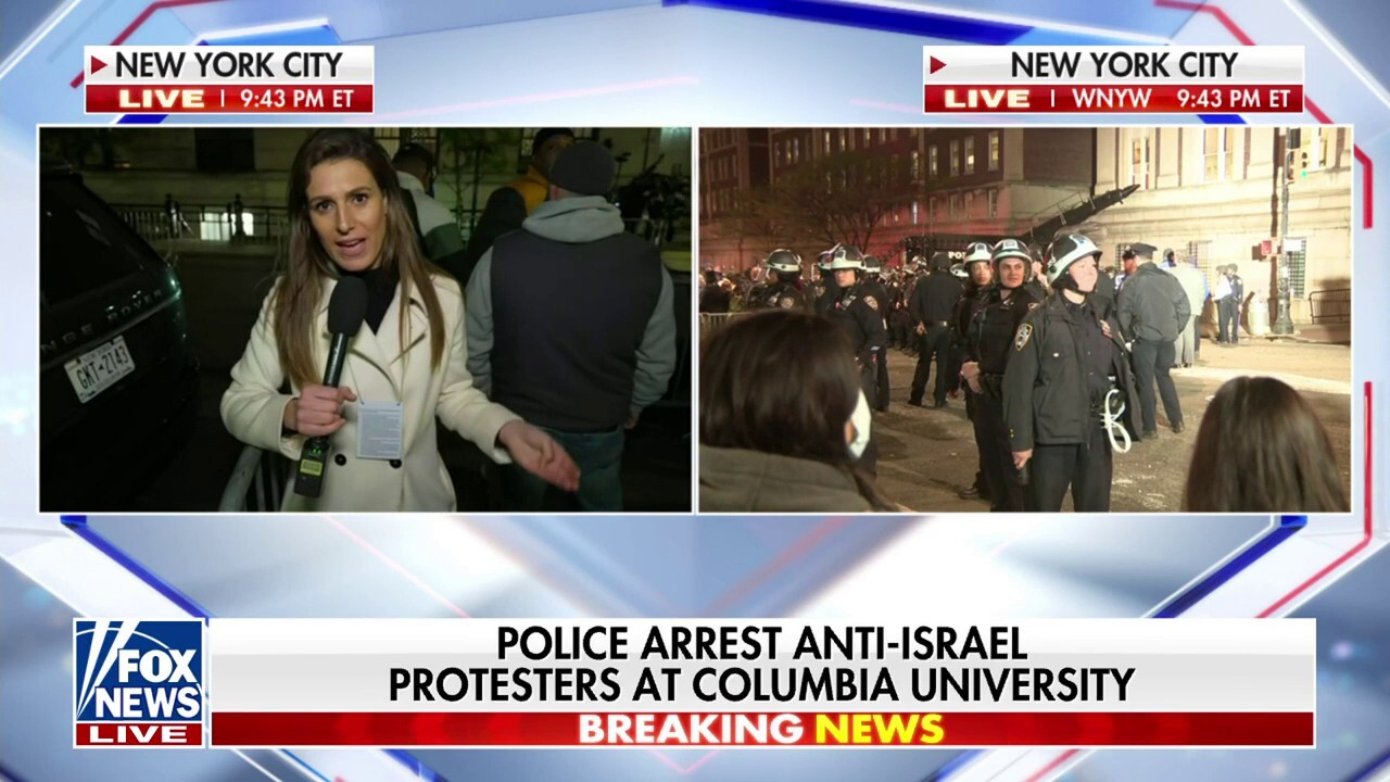 Anti-Israel protesters arrested at Columbia University