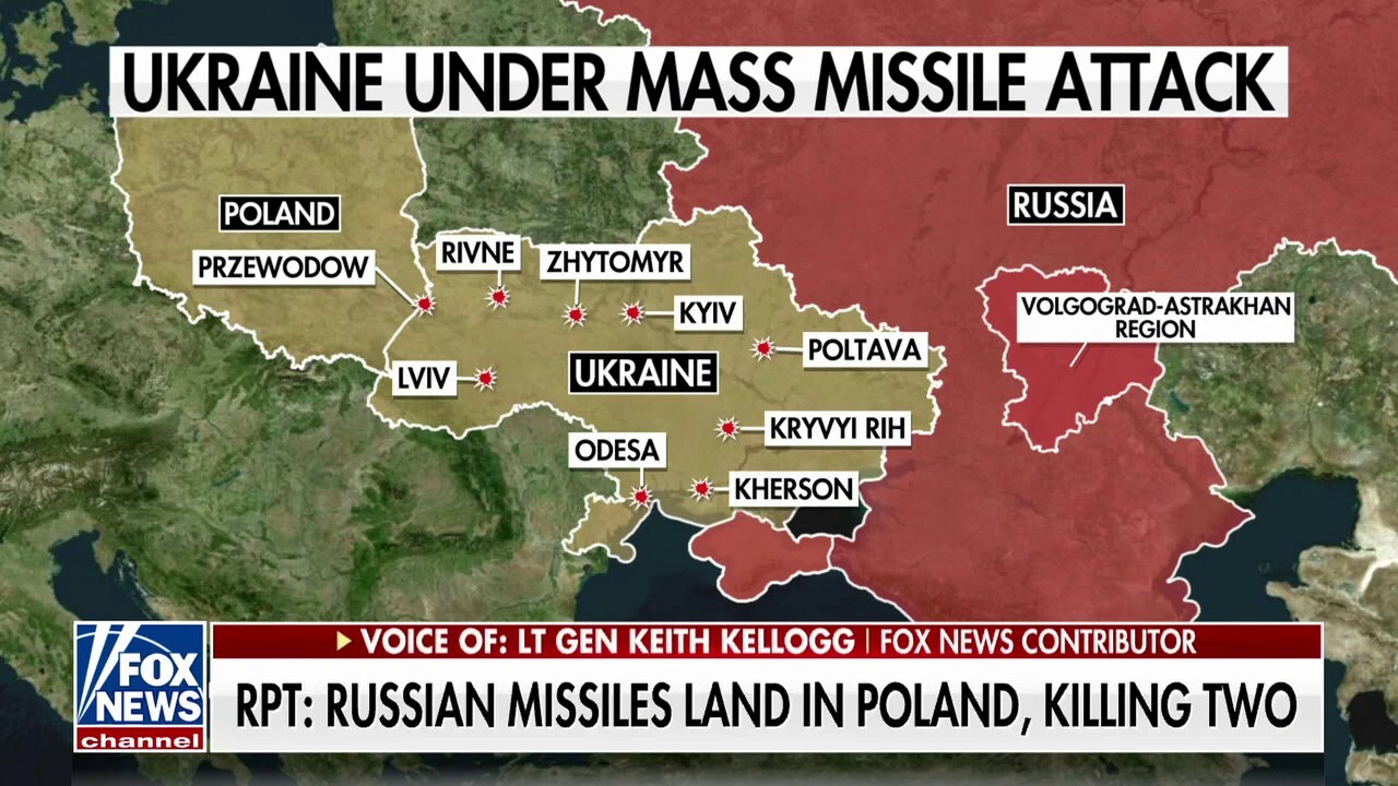 Keith Kellogg on reports that Russian missiles fell into Poland 'NATO