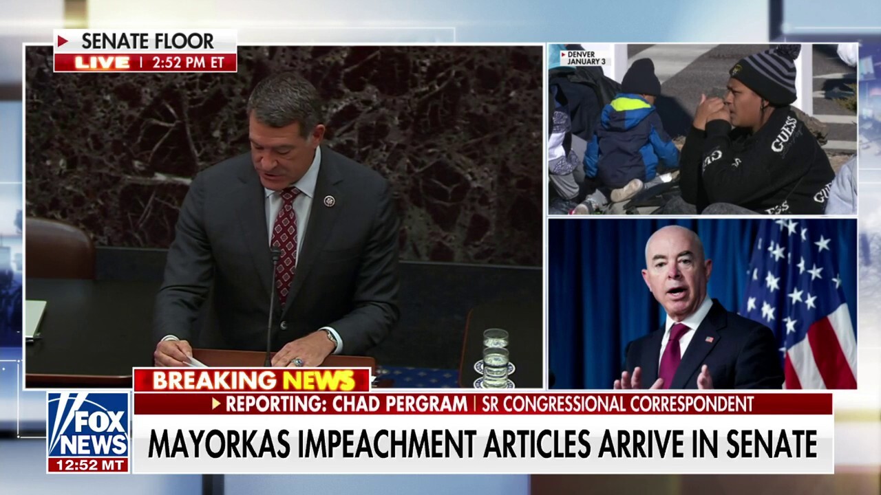 Schumer has kept his cards close to his vest on Mayorkas impeachment articles: Chad Pergram