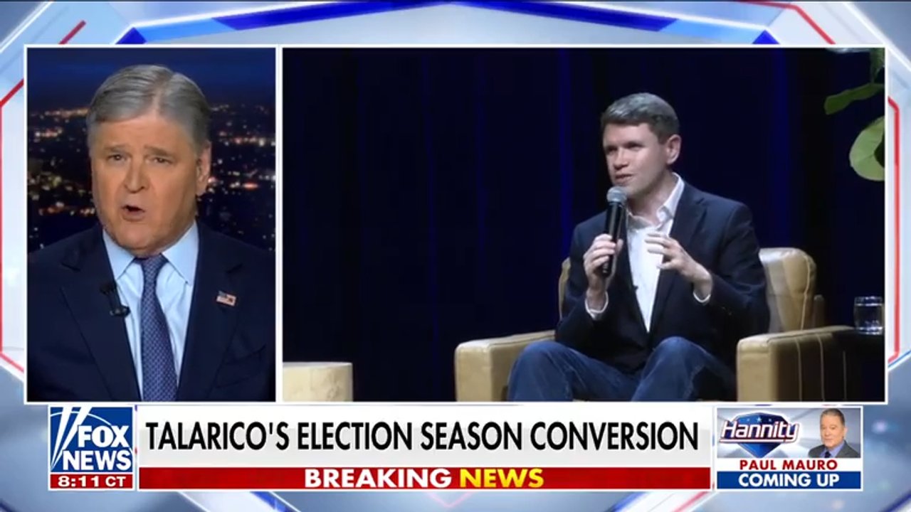 Hannity: Yet again, Talarico is changing his opinion