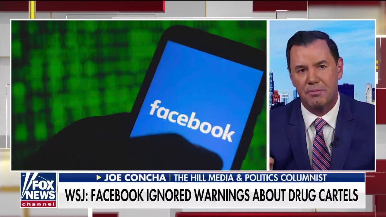 Concha: Facebook allows drug cartels to have pages but deplatforms former President Trump
