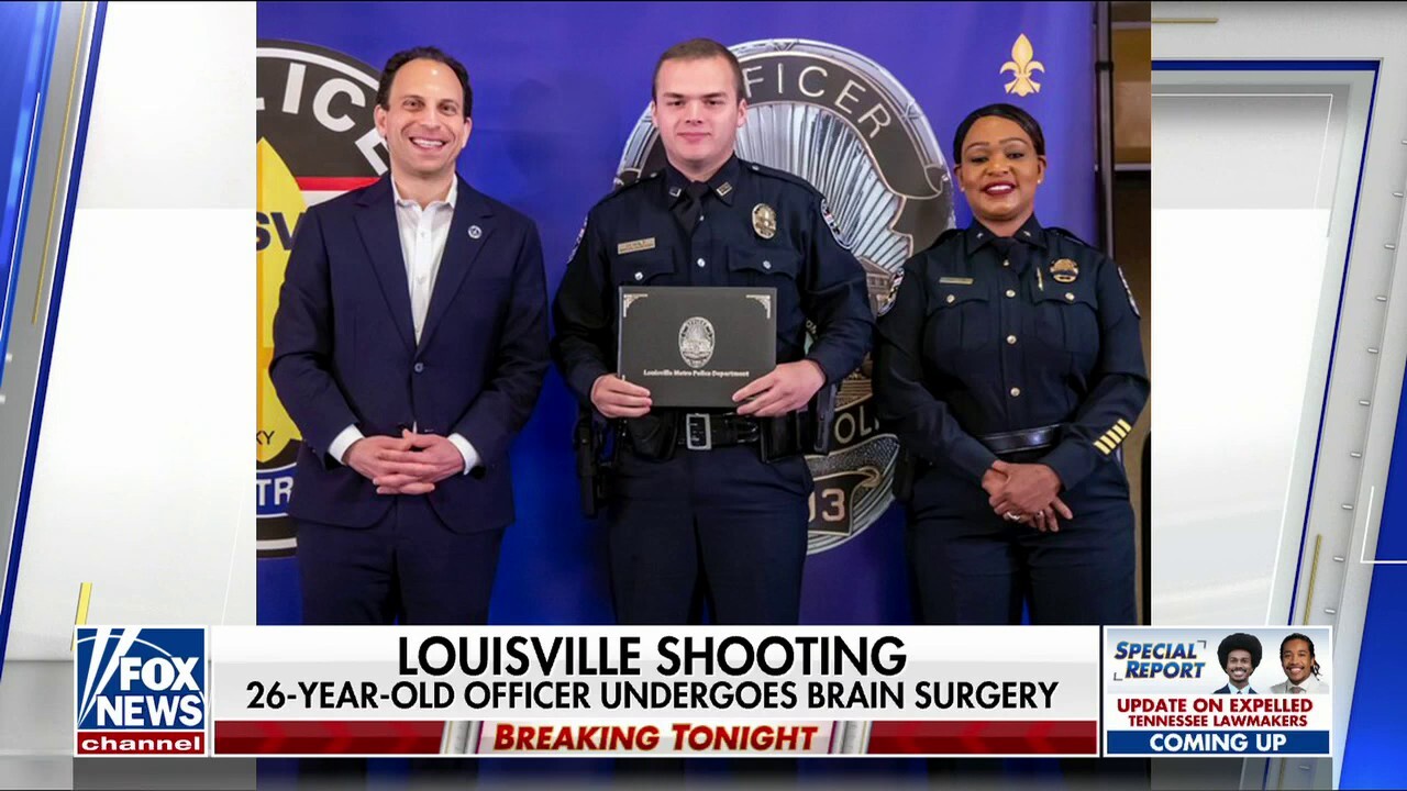 26-year-old police officer undergoing brain surgery after Louisville shooter live-streamed the attack 