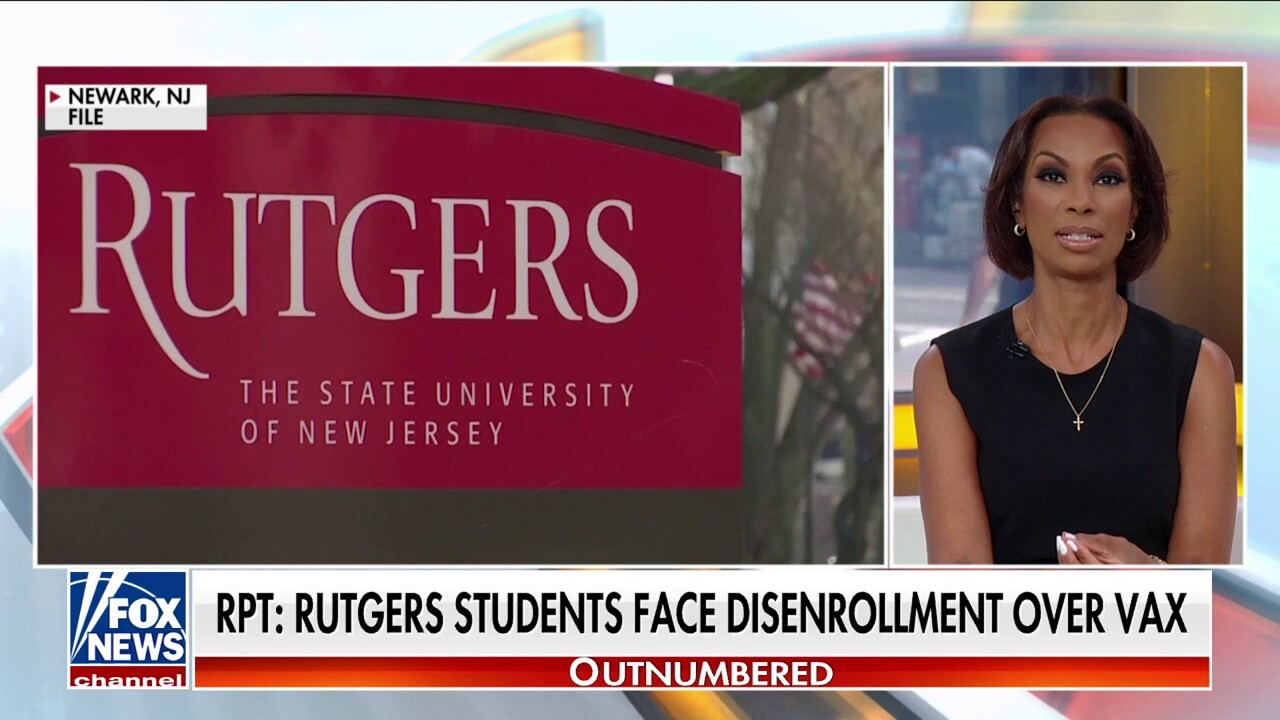 Rutgers University students face disenrollment over vaccine