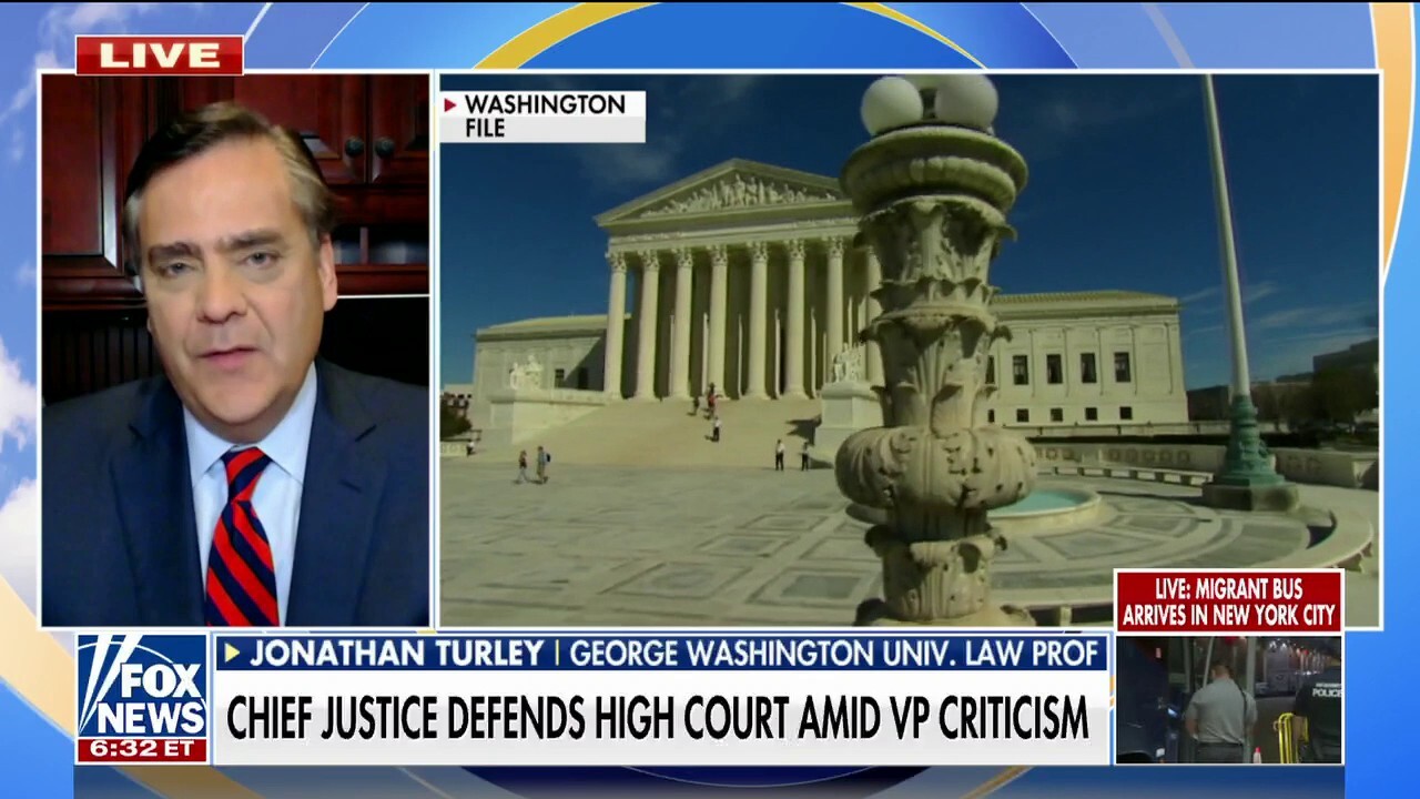This is rare for Justice Roberts: Jonathan Turley