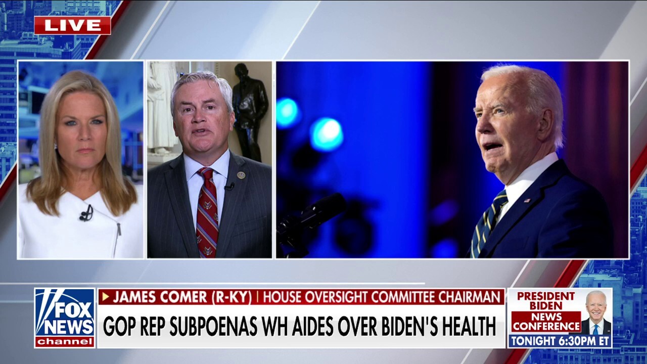 James Comer: 'Is there a shadow government in effect' amid Biden's health concerns?