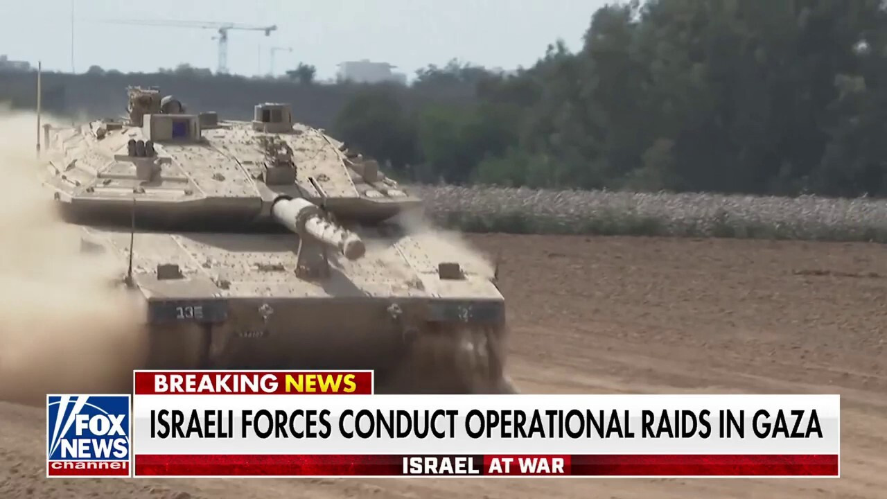 Israeli forces conducting operational raids in Gaza