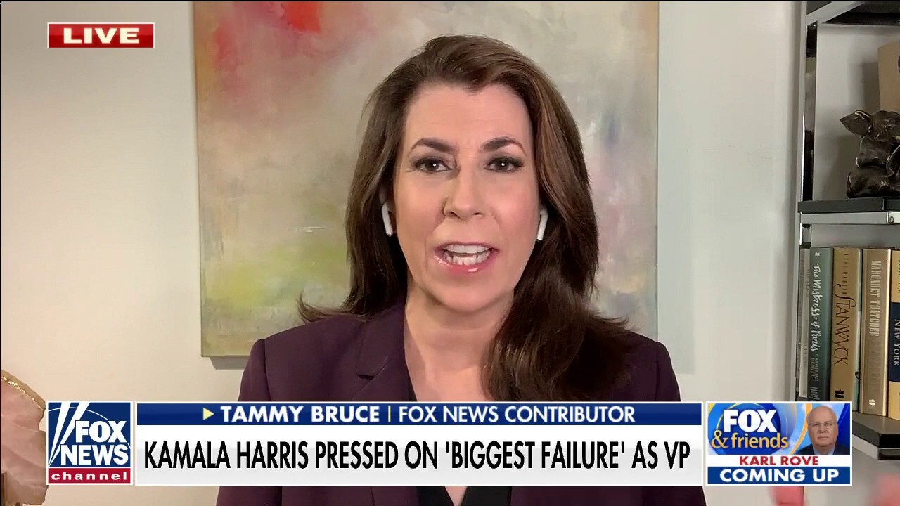  Tammy Bruce on Kamala Harris citing lack of travel as biggest failure: 'They're still scrambling'