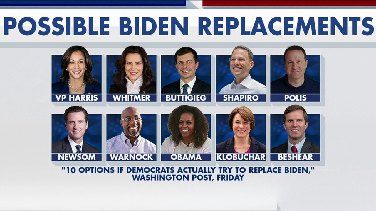 Democrats and pundits float possible replacements for Biden
