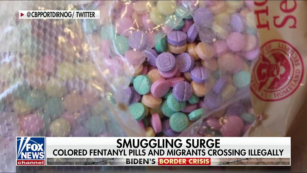 Border crisis: Rainbow fentanyl pills resembling candy seized