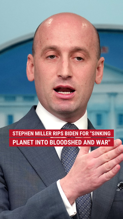 Stephen Miller throws down   the hammer connected  Biden for the catastrophes Trump has had to reverse