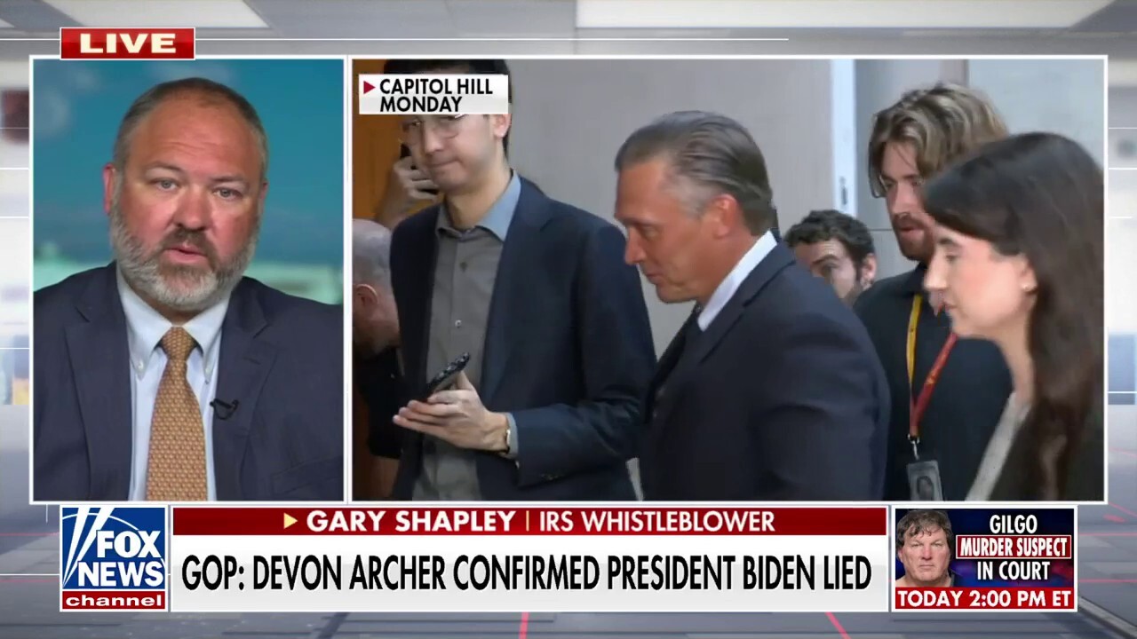 Congress needs 'additional investigation' into Biden family business dealings: Gary Shapley