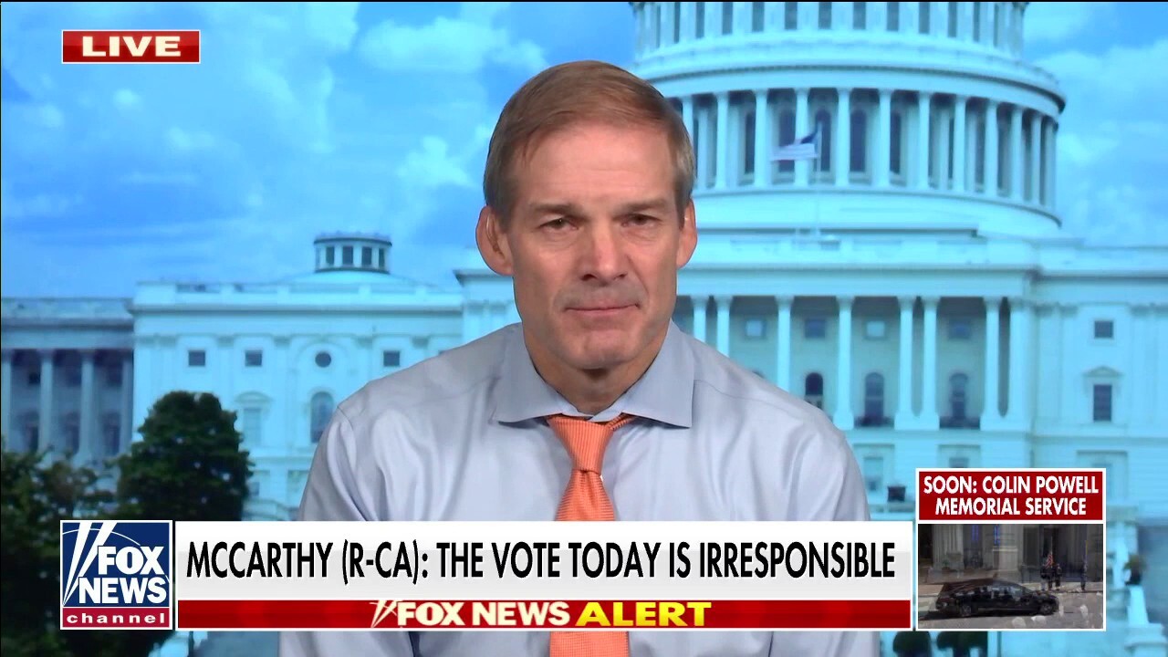 FOX NEWS: Jim Jordan: Pelosi has failed to get ‘ridiculous’ spending bill passed four times November 5, 2021 at 09:57PM