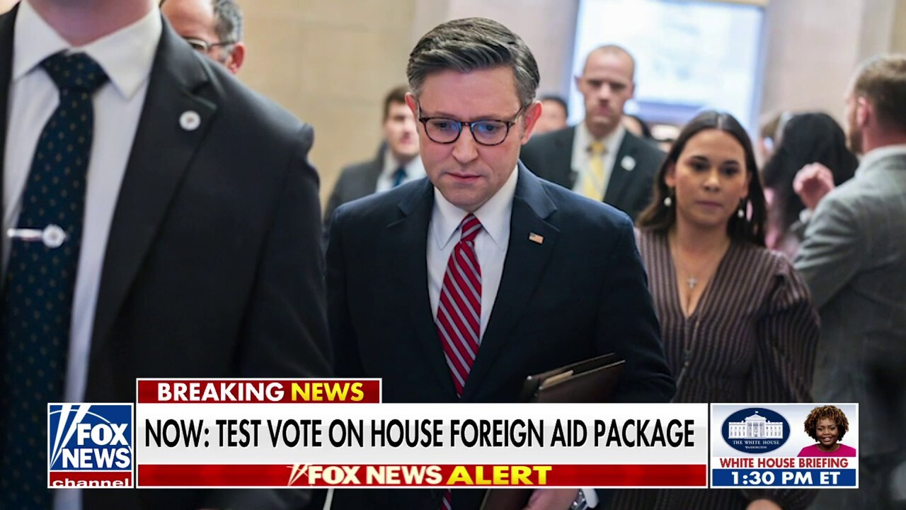 Fox News senior congressional correspondent Chad Pergram reports on the ‘essential’ vote to put the aid bill on the floor.