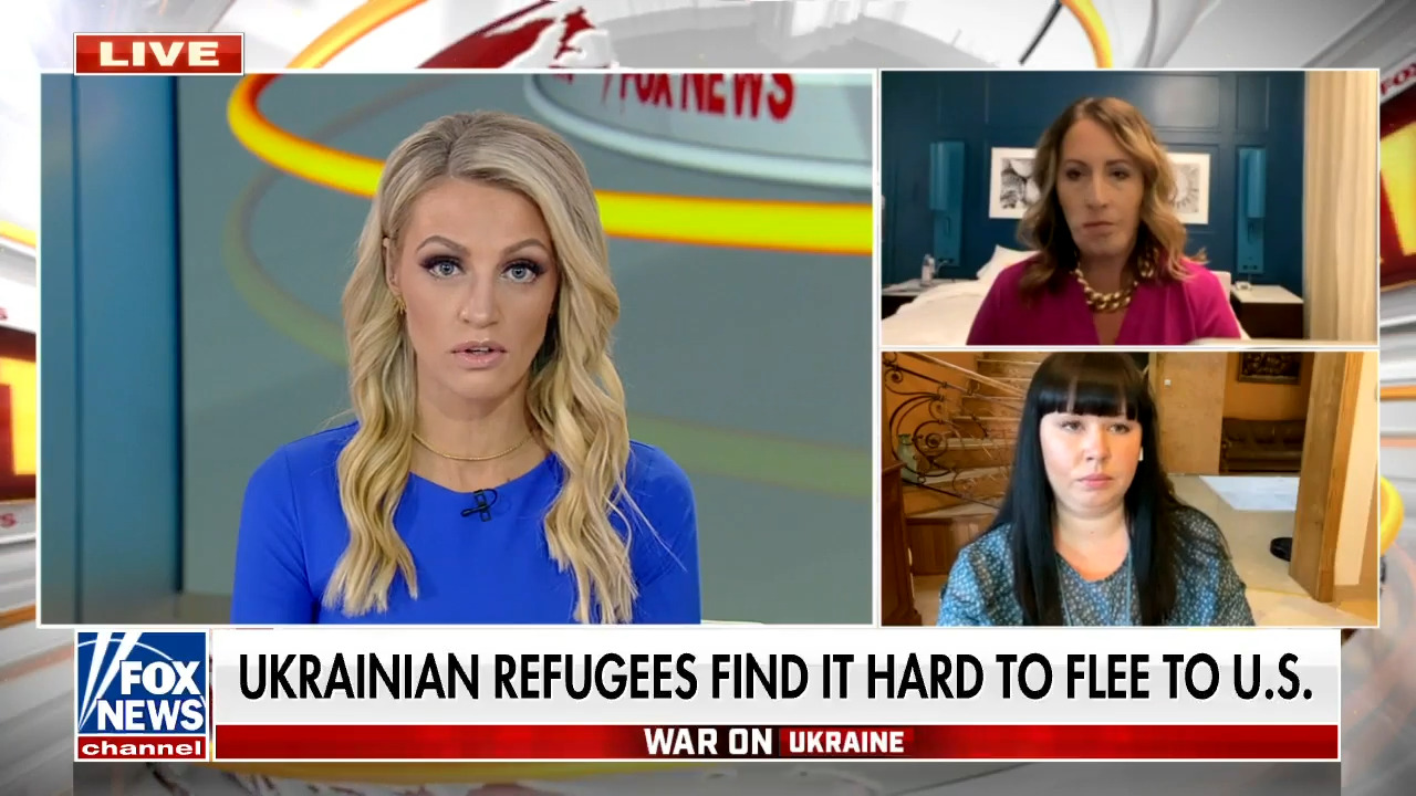 Ukrainian refugees finding it hard to flee to the US 