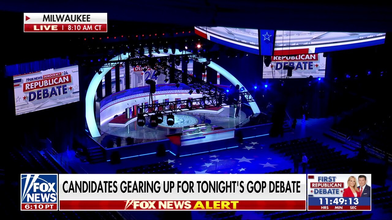 Fox News unveils GOP debate stage in Milwaukee