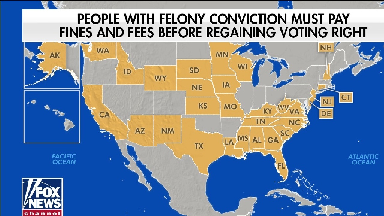 Virtual trial underway on voting rights for former felons in Florida