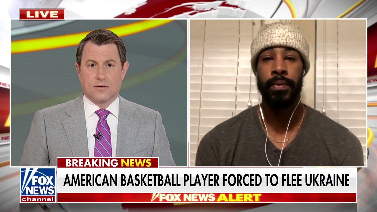 American pro basketball player frantically flees Ukraine just before Russia's Invasion, finally makes it to US