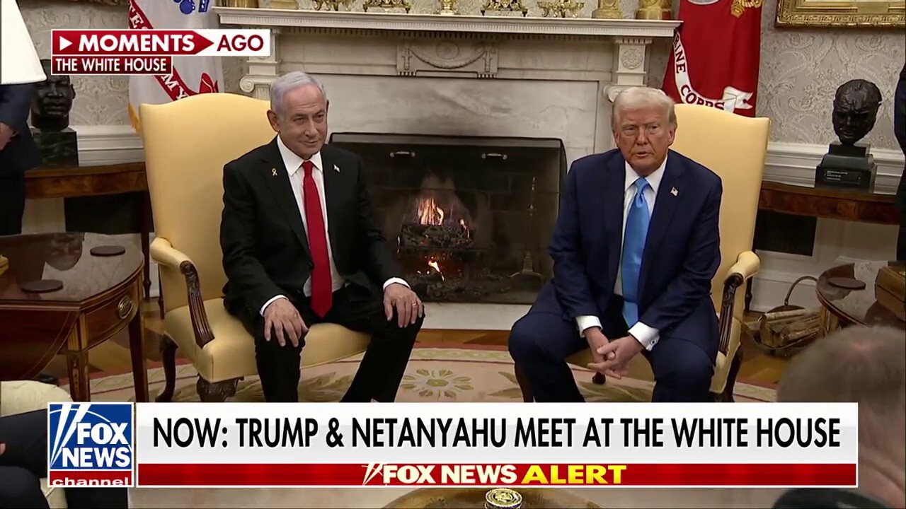 President Trump meets with Prime Minister Netanyahu at the White House