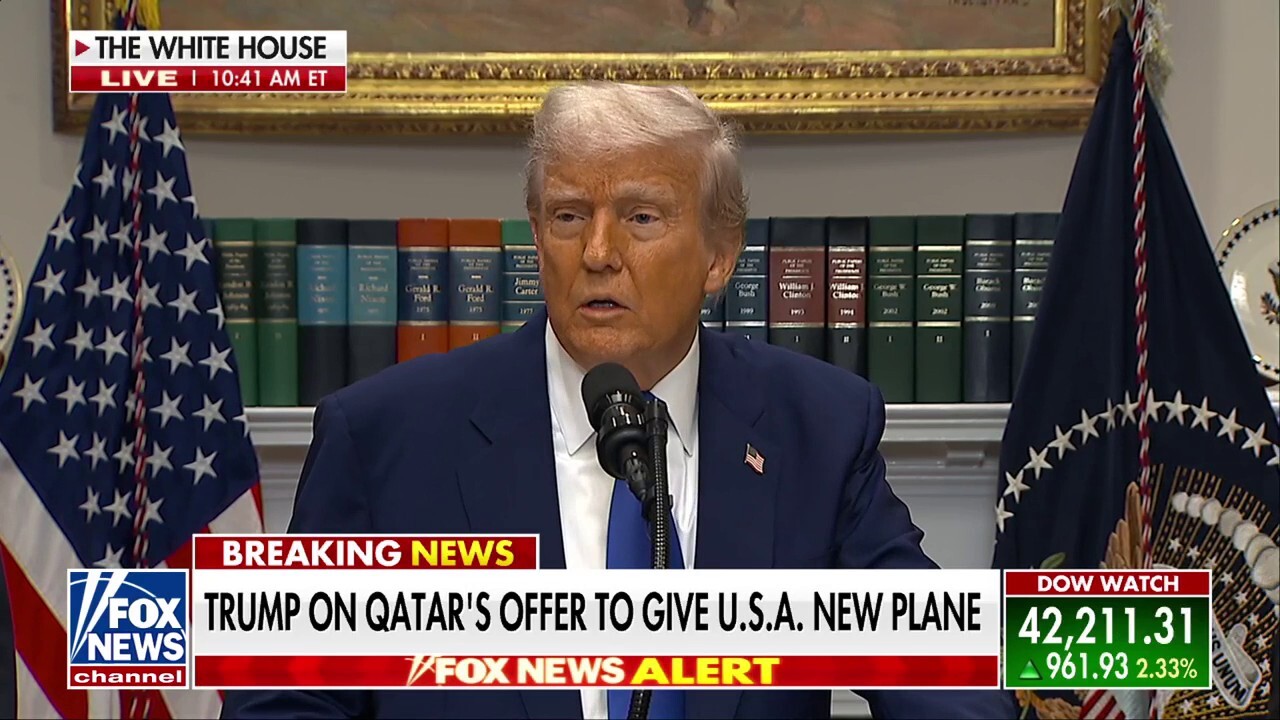 Trump addresses Qatar's luxury plane offer: 'A gesture of good faith'